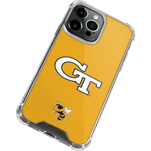 Georgia Institute of Technology GT with Mascot iPhone 13 Pro Max Clear Case